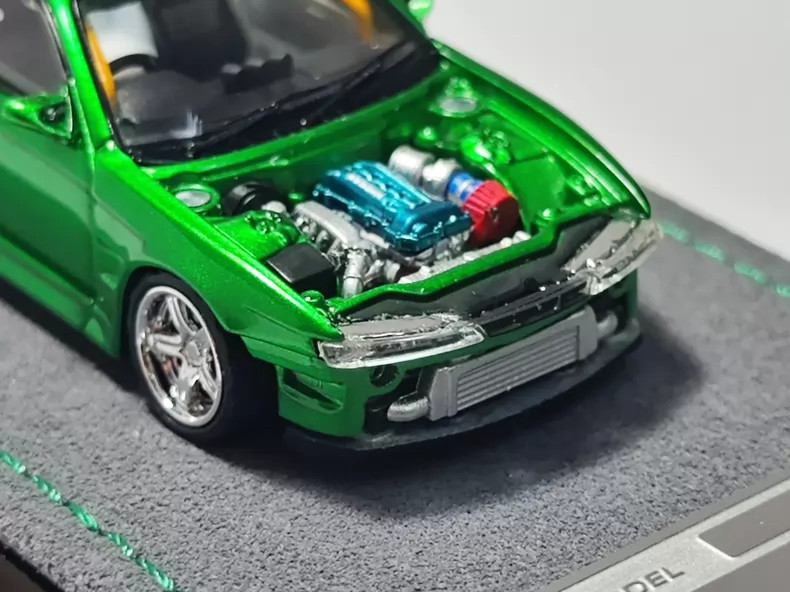 Mortal 1:64 Nissan Silvia S14 240SX Kouki Green