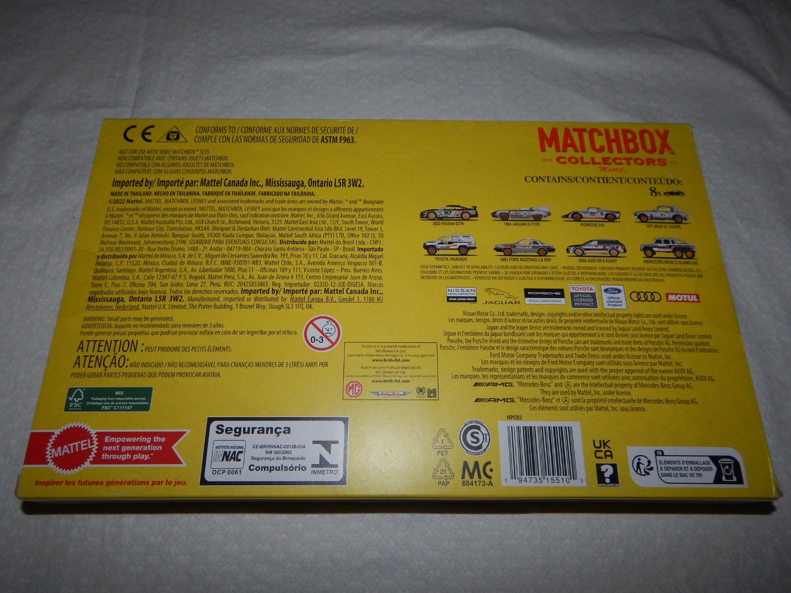 Matchbox 70 Years Special Edition Diecast 8 Vehicle Set ~ 2022