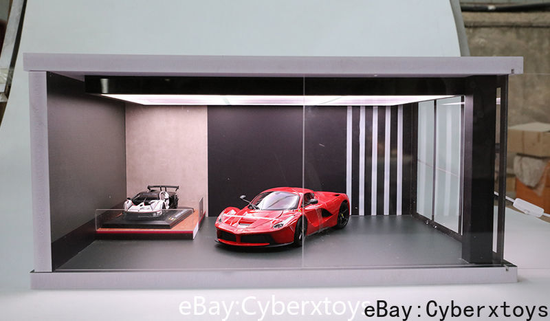 1:18 Extra Large Ceiling LED Car Model Display Case Exhibition Scene Parking Lot