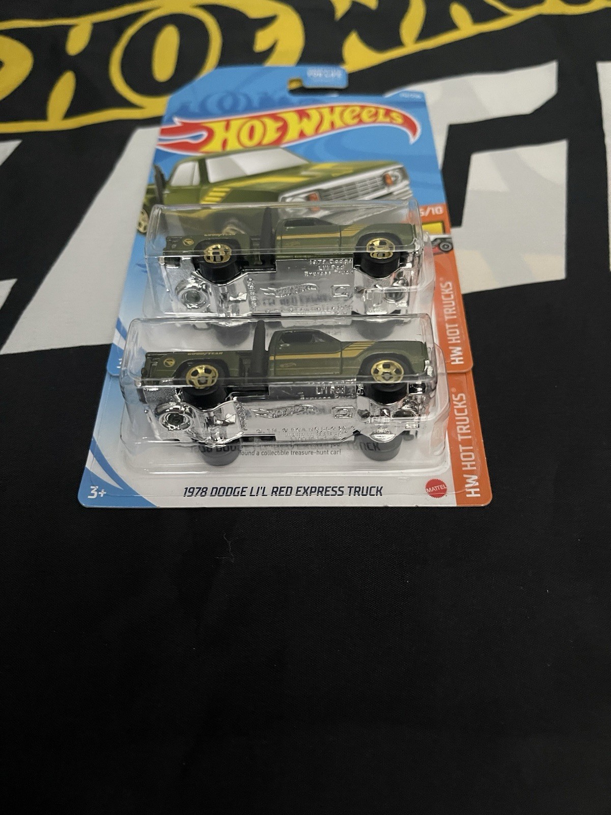 Hot Wheels TREASURE HUNT TH HW Hot Trucks 5/10 1978 Dodge Li’l Red Express Truck