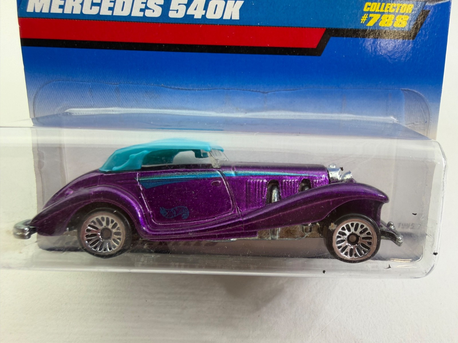 Hot Wheels Mercedes 540K Collector No 788 Blue & Purple
