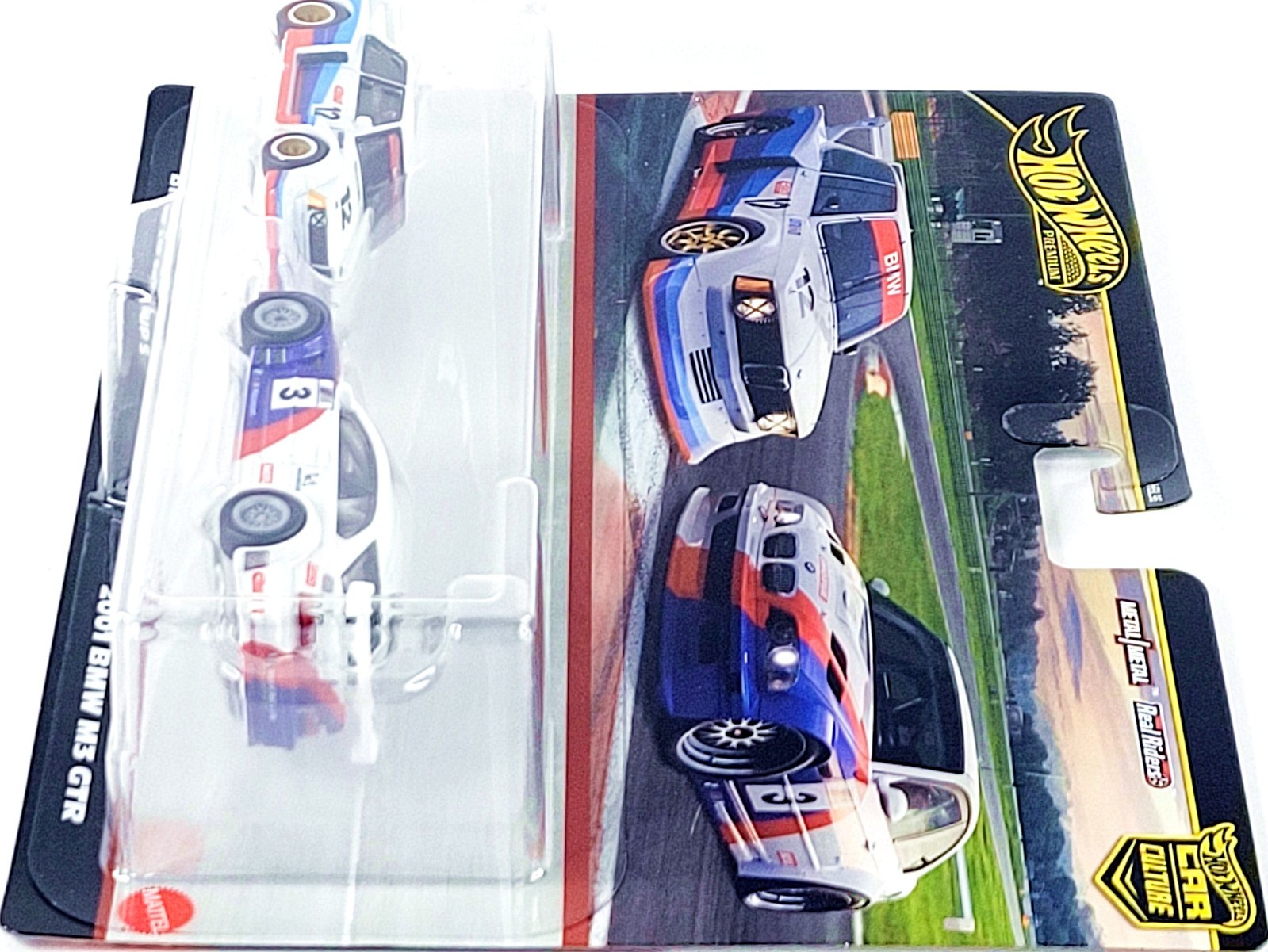 Hot Wheels Car Culture 2 Pack Target 2001 BMW M3 GTR & BMW 320 Group 5 ⬜🟦🟥