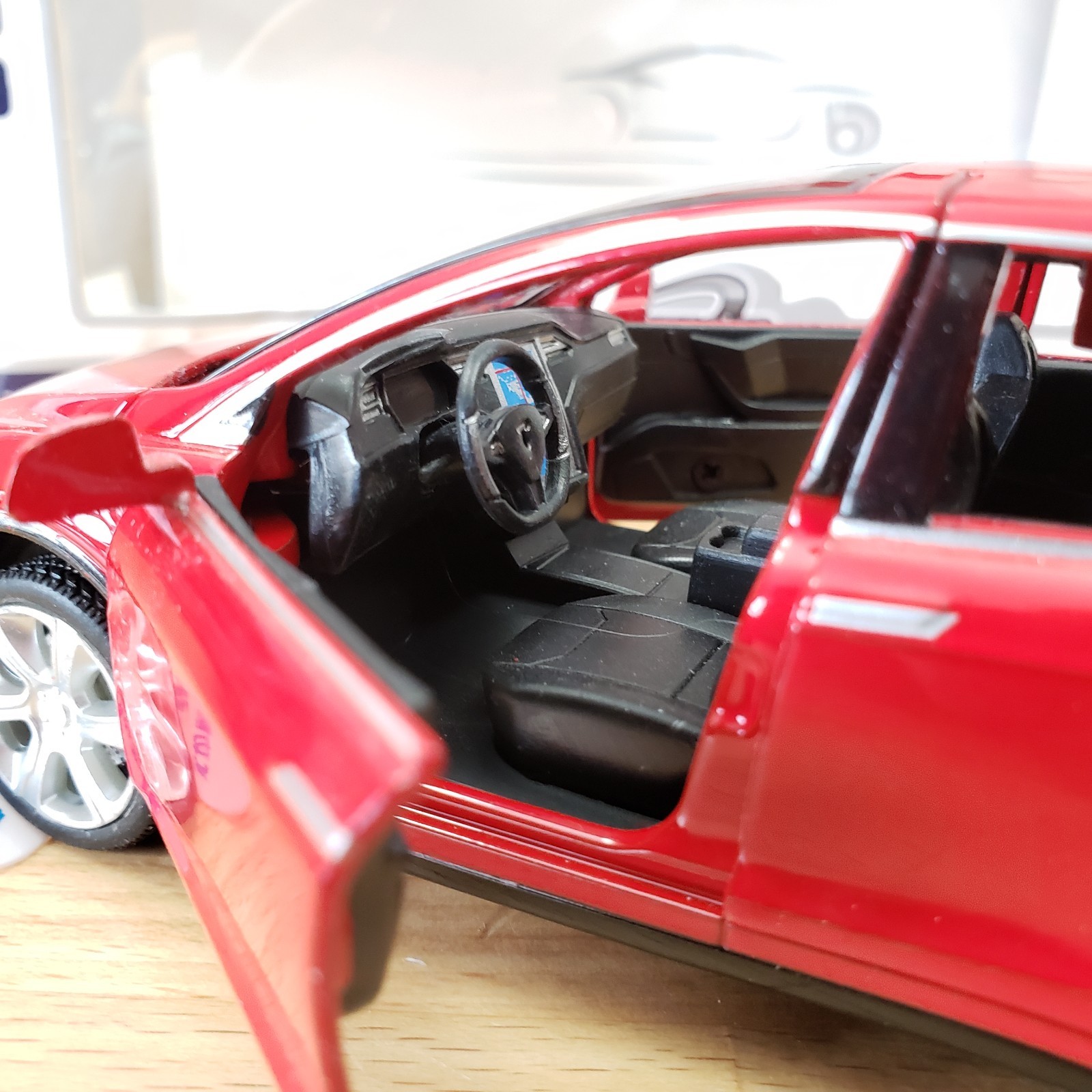 Proswon 2016-2017 Tesla Model X 90D Diecast 1:32 Working Lights & Sound
