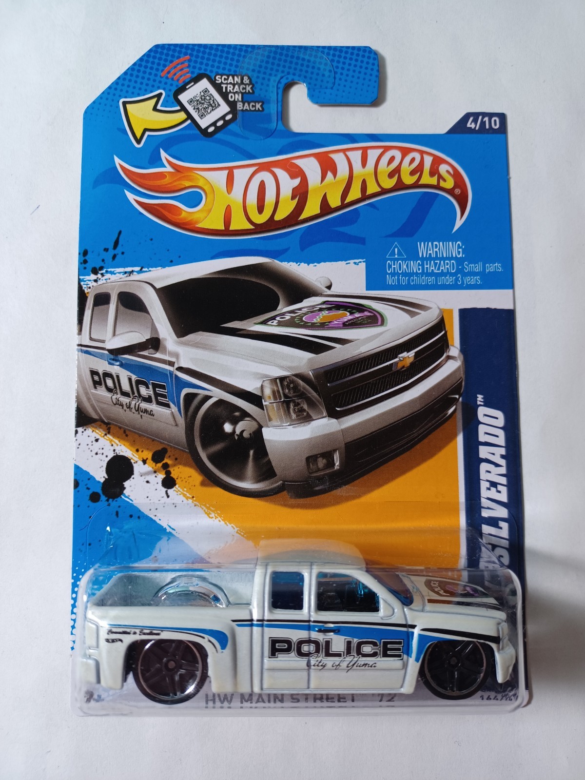 Hot Wheels Chevy Silverado lot of 3, 2007 New M 2012 Main Street 2016 Hot Trucks