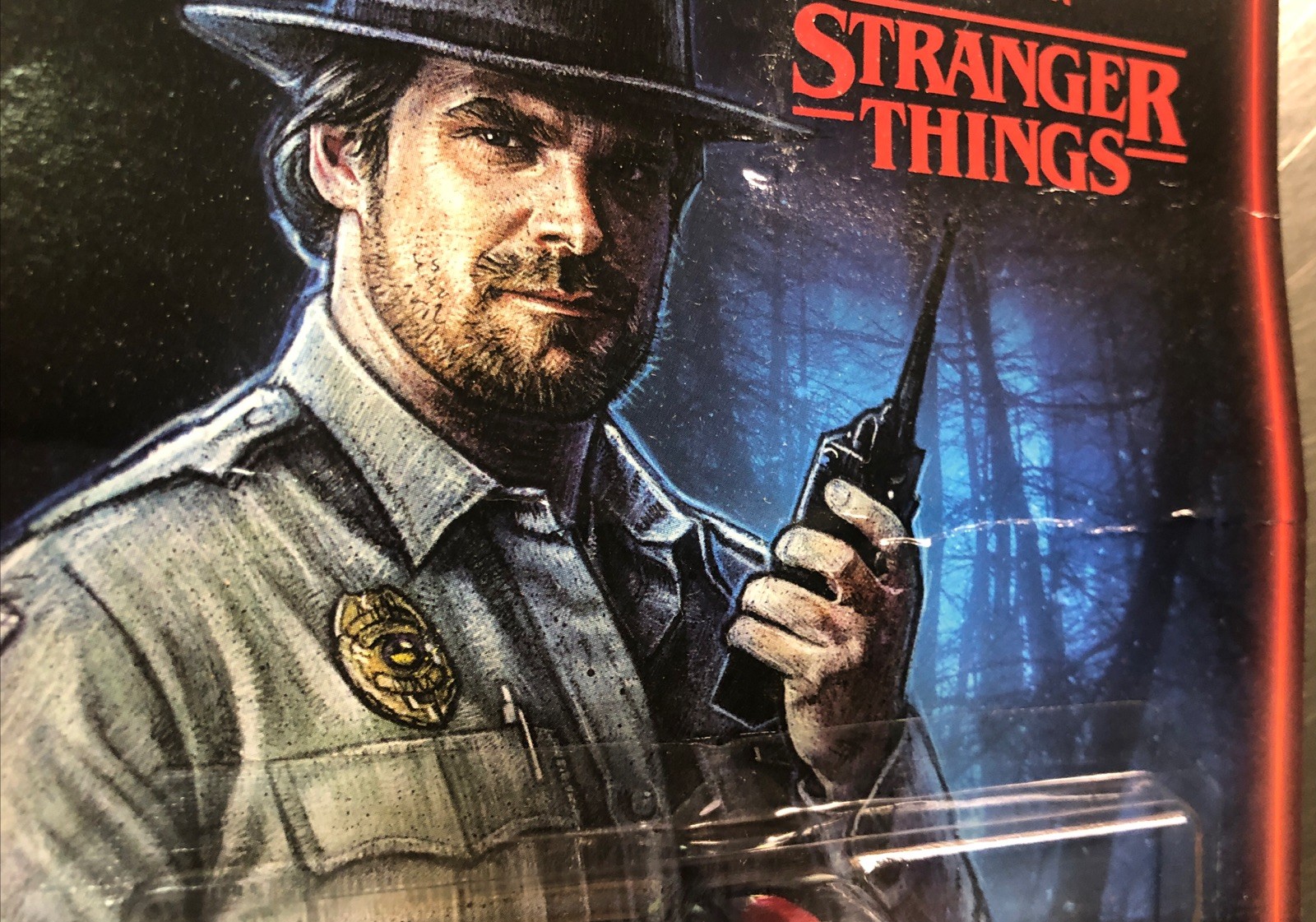 HOT WHEELS POP CULTURE NETFLIX STRANGER THINGS 1985 CHEVY K5 BLAZER CREASED CARD