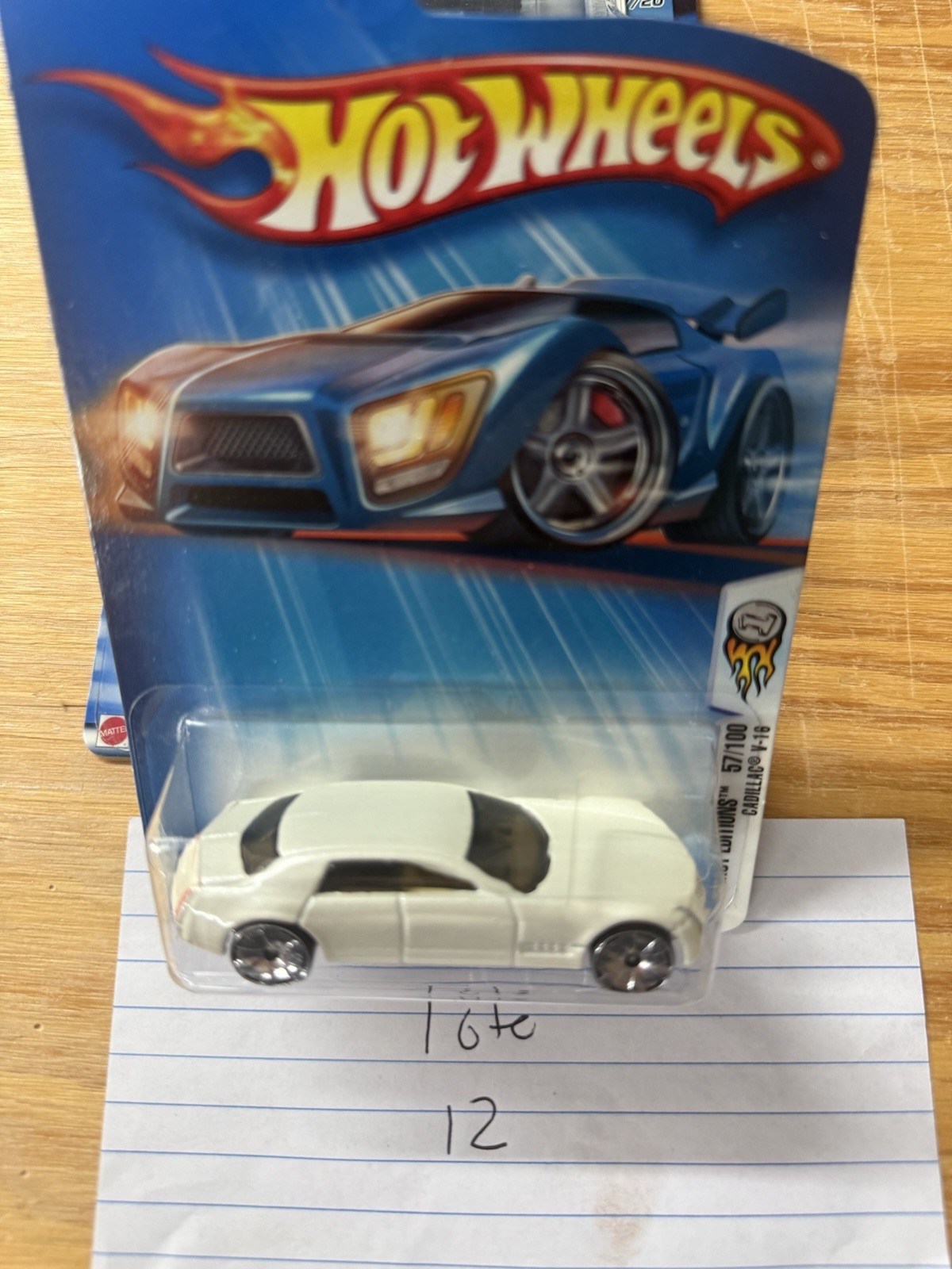 Hot Wheels 2004 FE 57/100 057 First Edition Cadillac V-16 Concept WHITE KMart EX