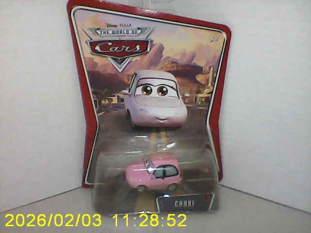 2008 Disney Pixar The World of Cars #59 “Chuki” New, Unopened Blister Package