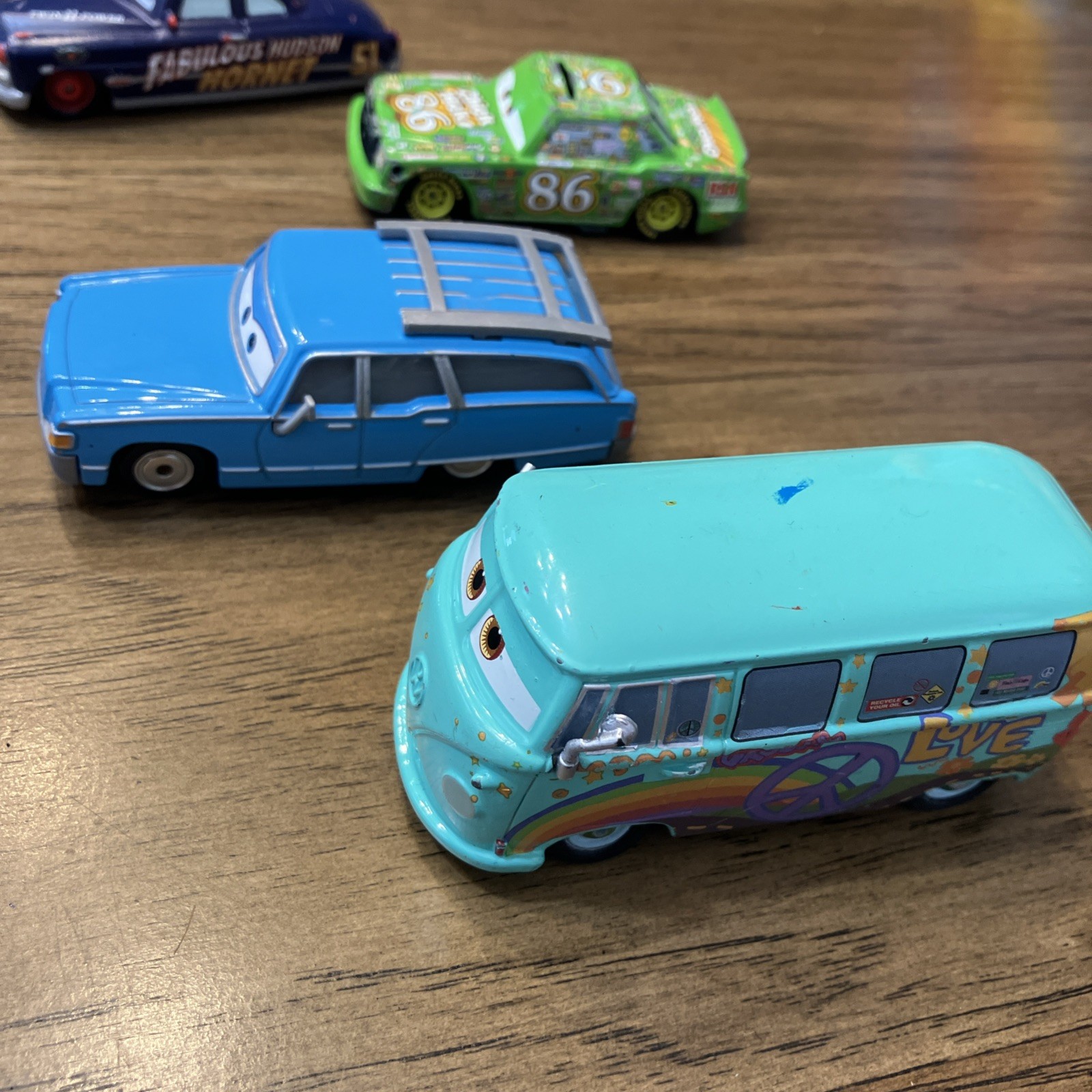 Lot of 24 – Disney Pixar Mattel Cars Diecast Pullback Plastic Various Characters