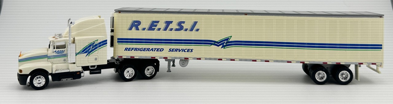 Copy of HO 1:87 Promotex KW T600 Sleeper Cab w/ 53′ Reefer Van Trailer – R.E….