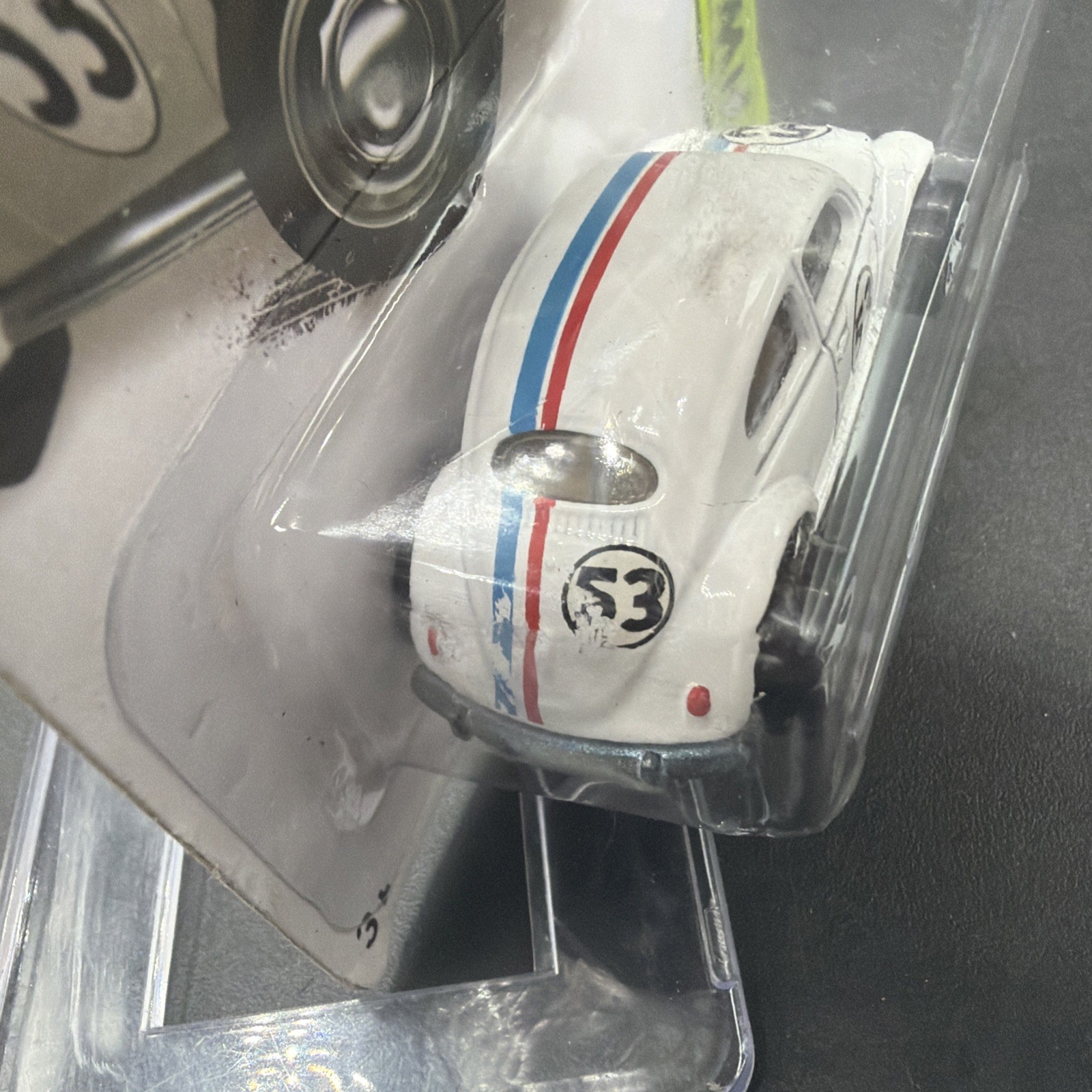 ⭐2014 Hot Wheels HW WORKSHOP HERBIE THE LOVE BUG WHITE VOLKSWAGEN BEETLE 53⭐