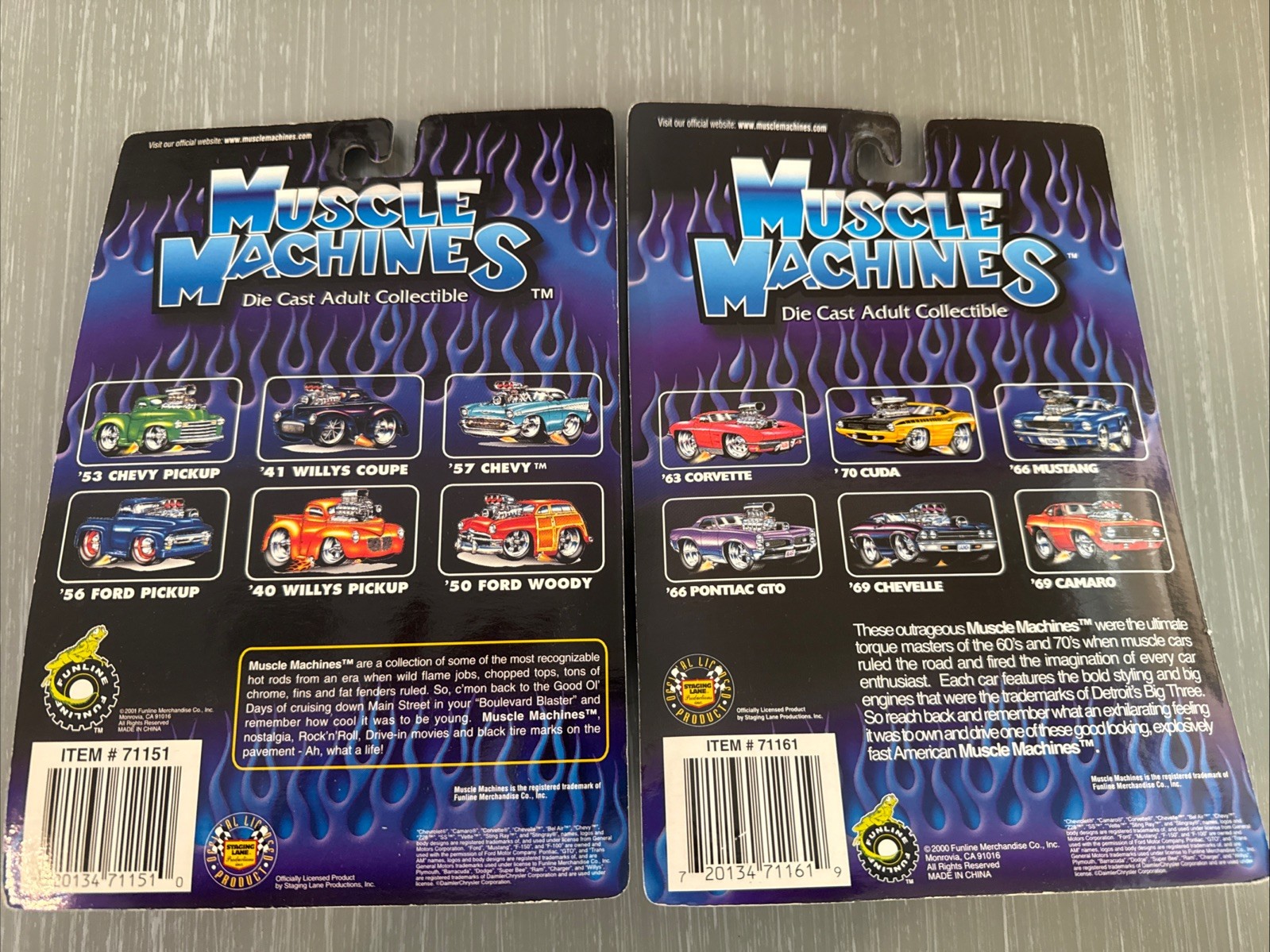 muscle machines 1/64 Thank You And 2001 Hobby Show Editions. LIMITED
