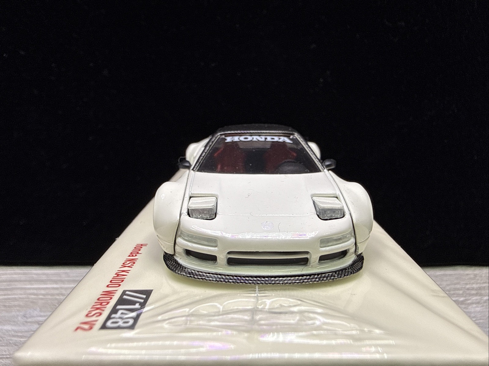 Kaido House x Mini GT 1:64 Honda NSX (NA1) Kaido WORKS V2 White KHMG148