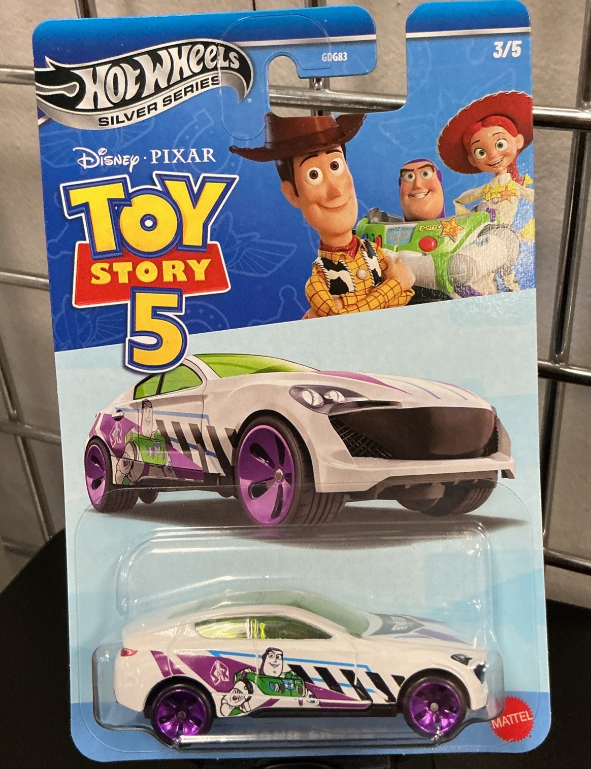 2026 Hot Wheels Silver Series Toy Story 5 Complete set of 5 cars