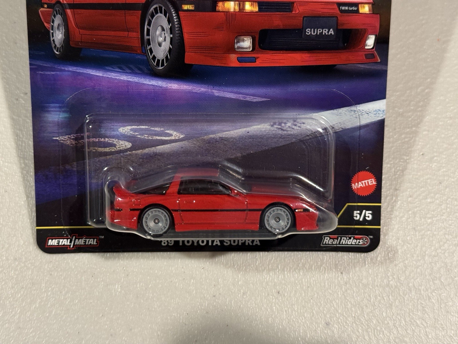 Hot Wheels Premium Ronin Run 2 Mad Mike Mazda RX-3 Wagon & 89 Toyota Supra Combo