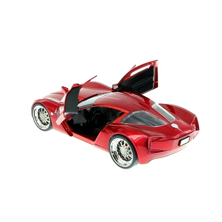 97469) BY JADA 2009 CORVETTE STINGRAY CONCEPT. DIECAST, 1:24 scale, RED,no box