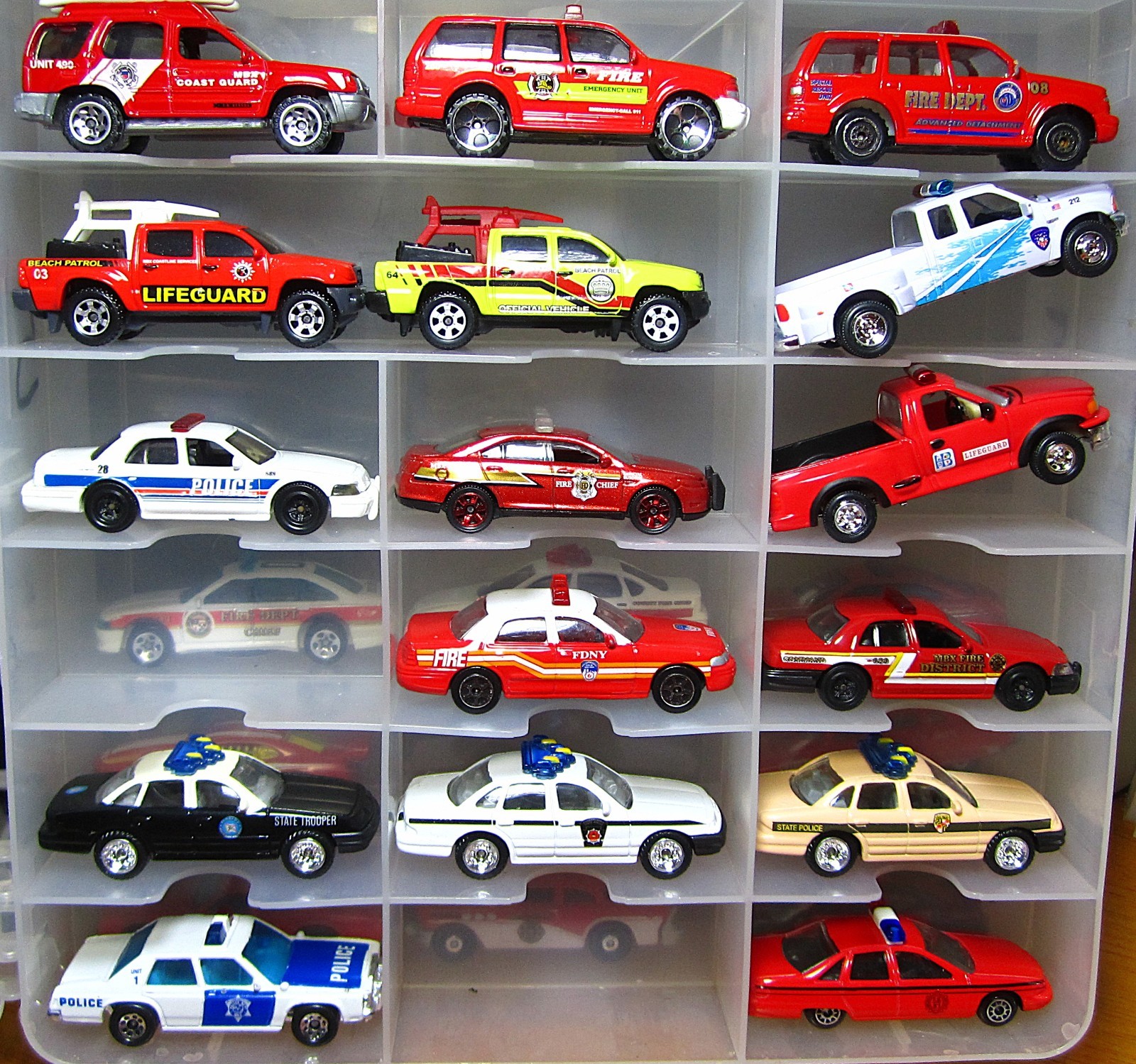 Matchbox Golden Wheel RealToy Johnny Lightning Police & Fire Vehicles 1:64