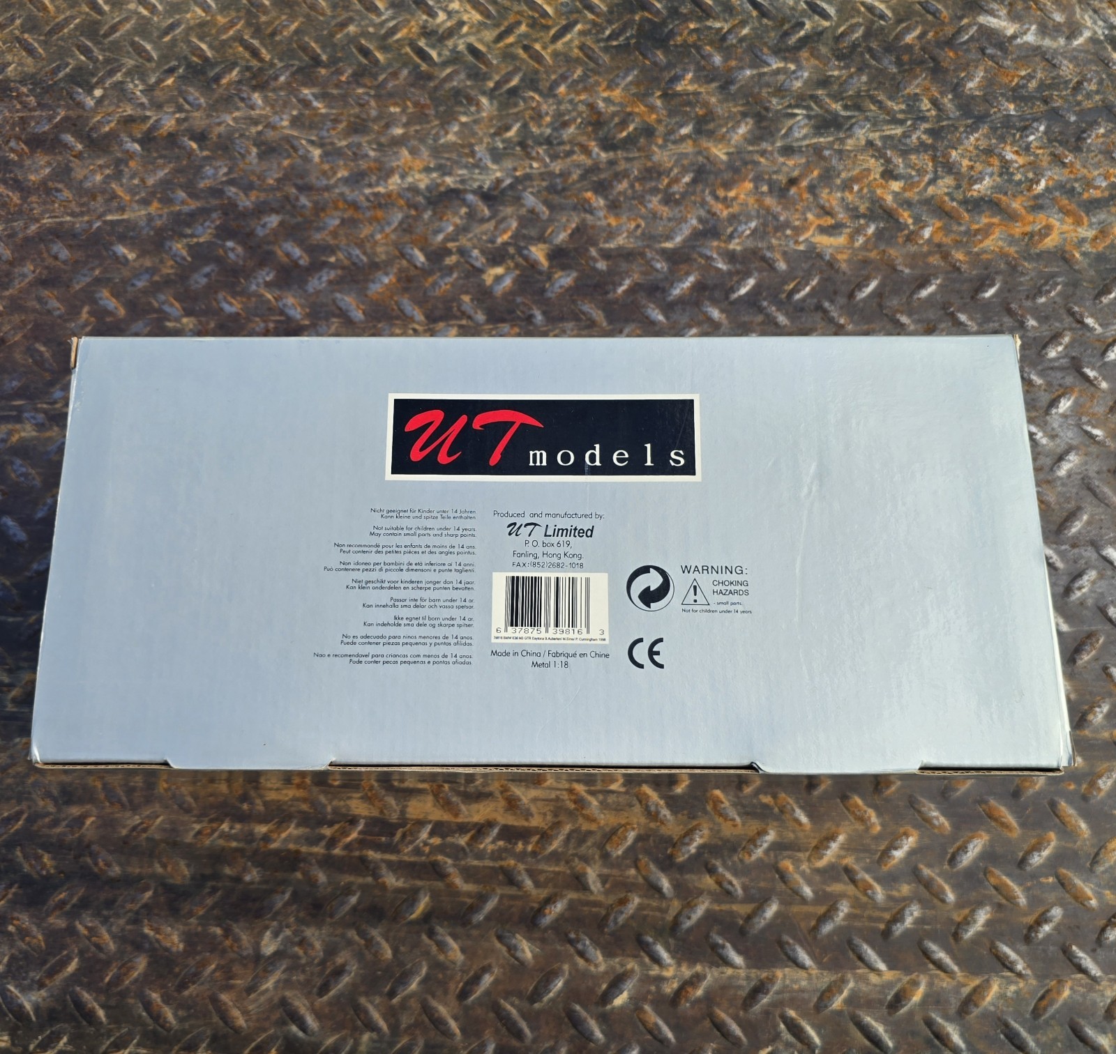 1:18 UT Limited Models BMW E36 M3 GTR Yokohama #6 Die-Cast