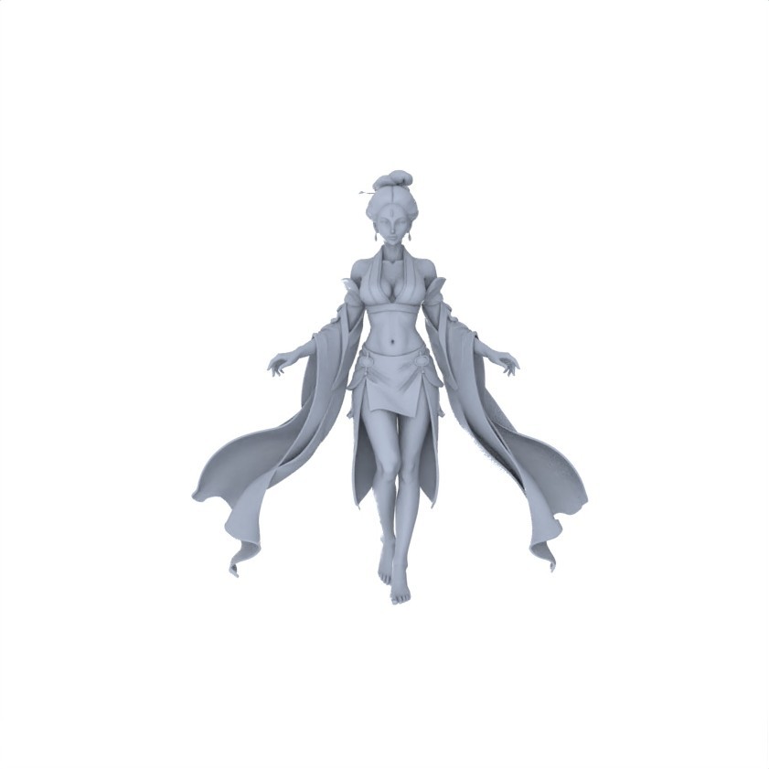 LYTR165 1/64/87/160 Ancient Style Fantasy Characters Xianxia Demon Figures Scene