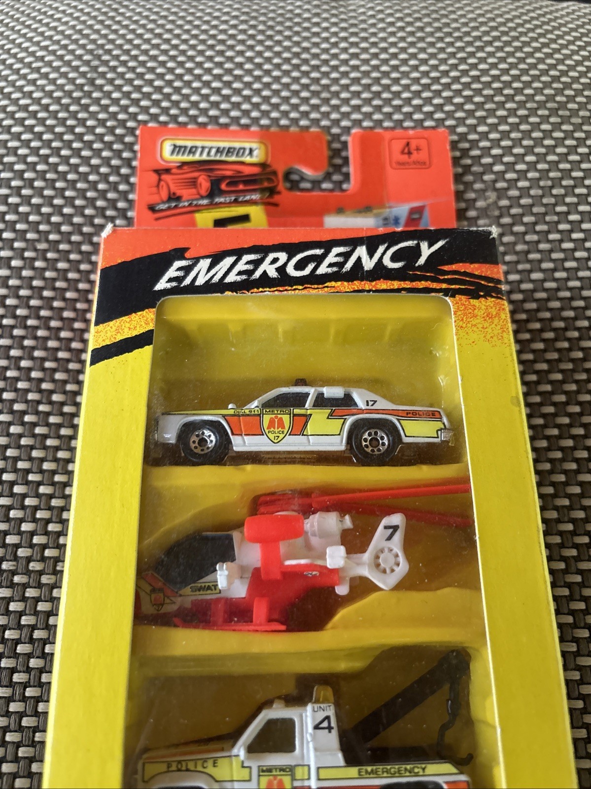 Matchbox Emergency 5 Pack Cars Vehicles New 1993