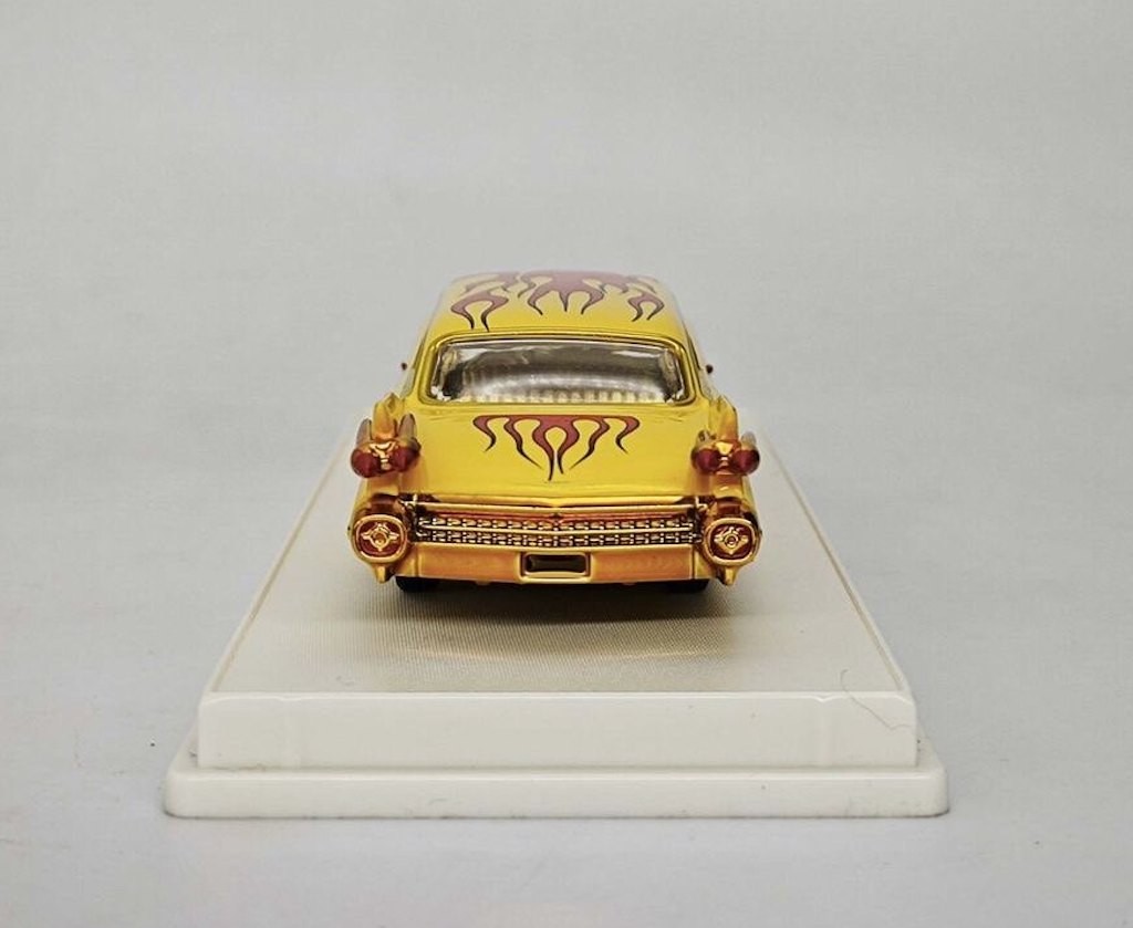 Mechanic 1:64 1959 Yellow Gold 62 Limousine Luxury Model Diecast Collect Car