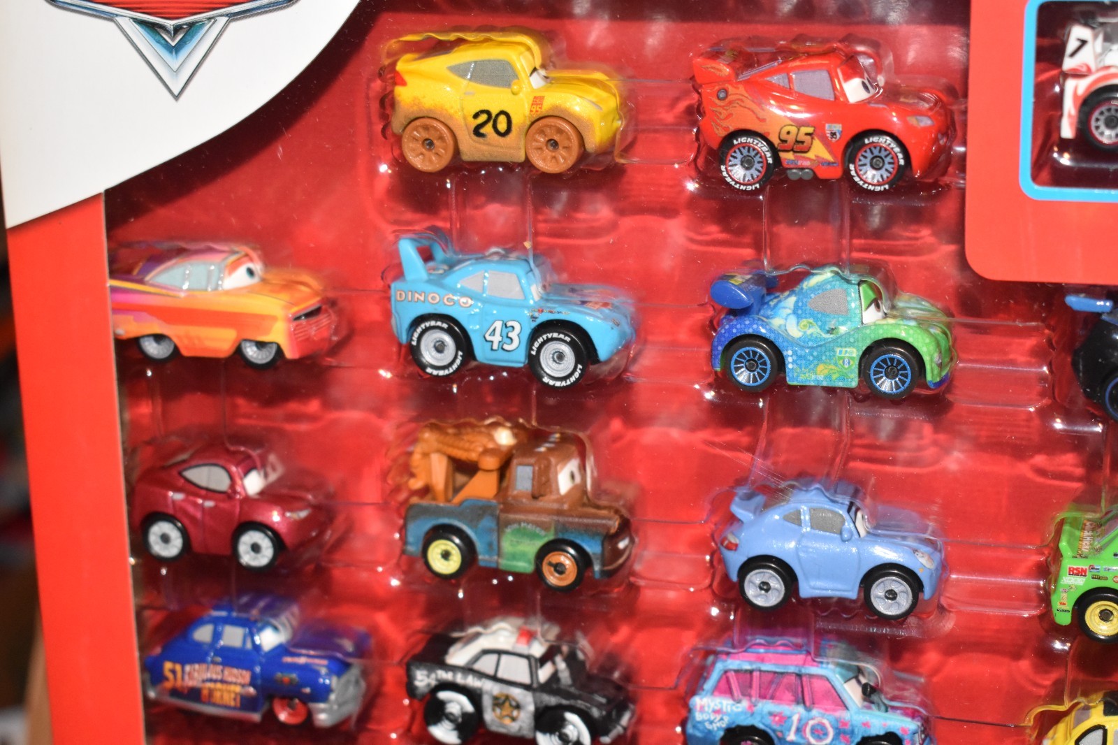 Disney Pixar Cars Mini Racers VARIETY CARLA VELOSO,SALLY,LUIGI, 15 Pack LOT 2NEW