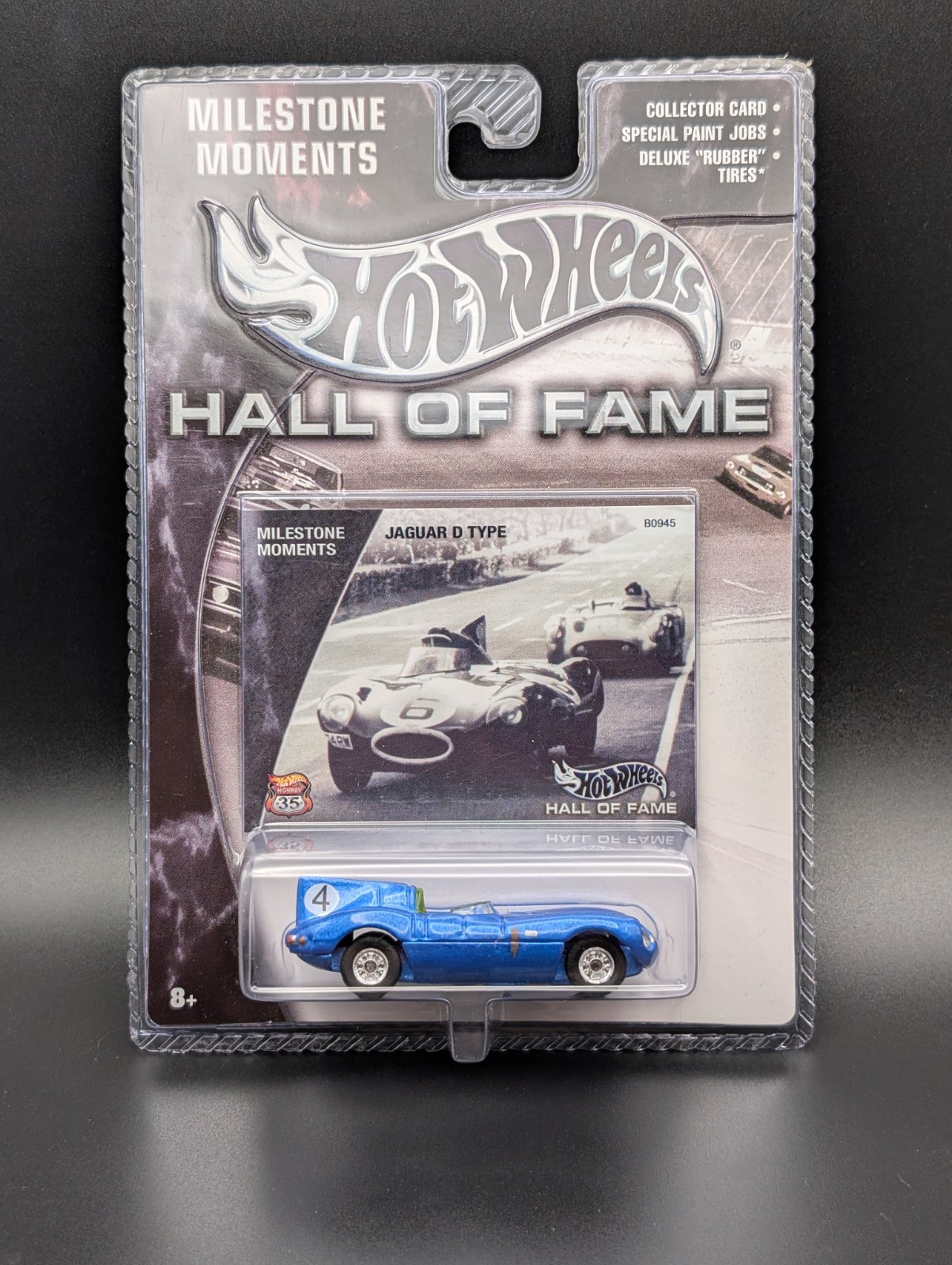 Hot Wheels Hall of Fame Milestone Moments 1957 Jaguar D Type 1:64 Blue