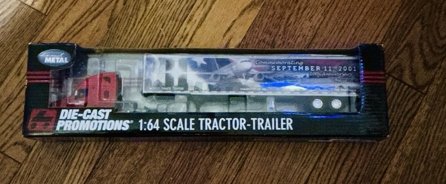 911 Die-Cast Promotions 1:64 Remembered DCP Freightliner Tractor Trailer 2001
