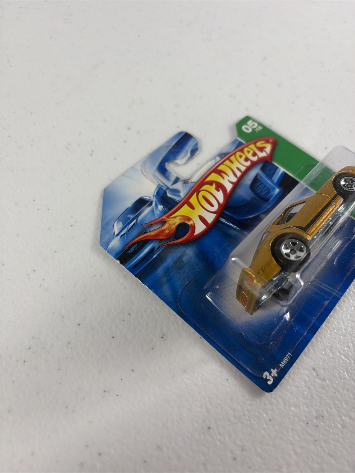 2007 HOT WHEELS TREASURE HUNT PONTIAC HOT BIRD GOLD SHORT CARD 5/12 #165/172
