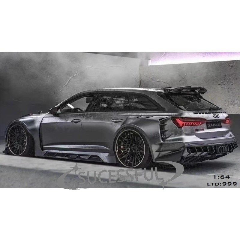 Top TOP64RS6 1/64 RS6 2NCS Wagon Racing Sports Metal Diecast Model Car