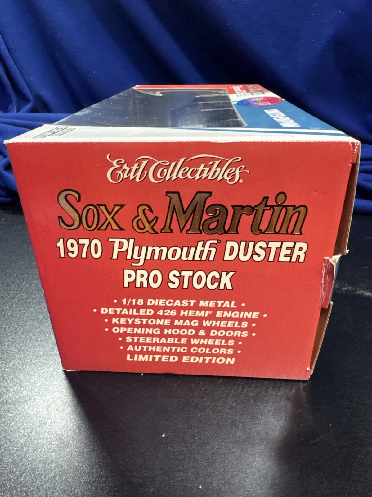 RARE 1/18 Ertl 1970 Plymouth Duster Sox and Martin by Supercar Collectibles