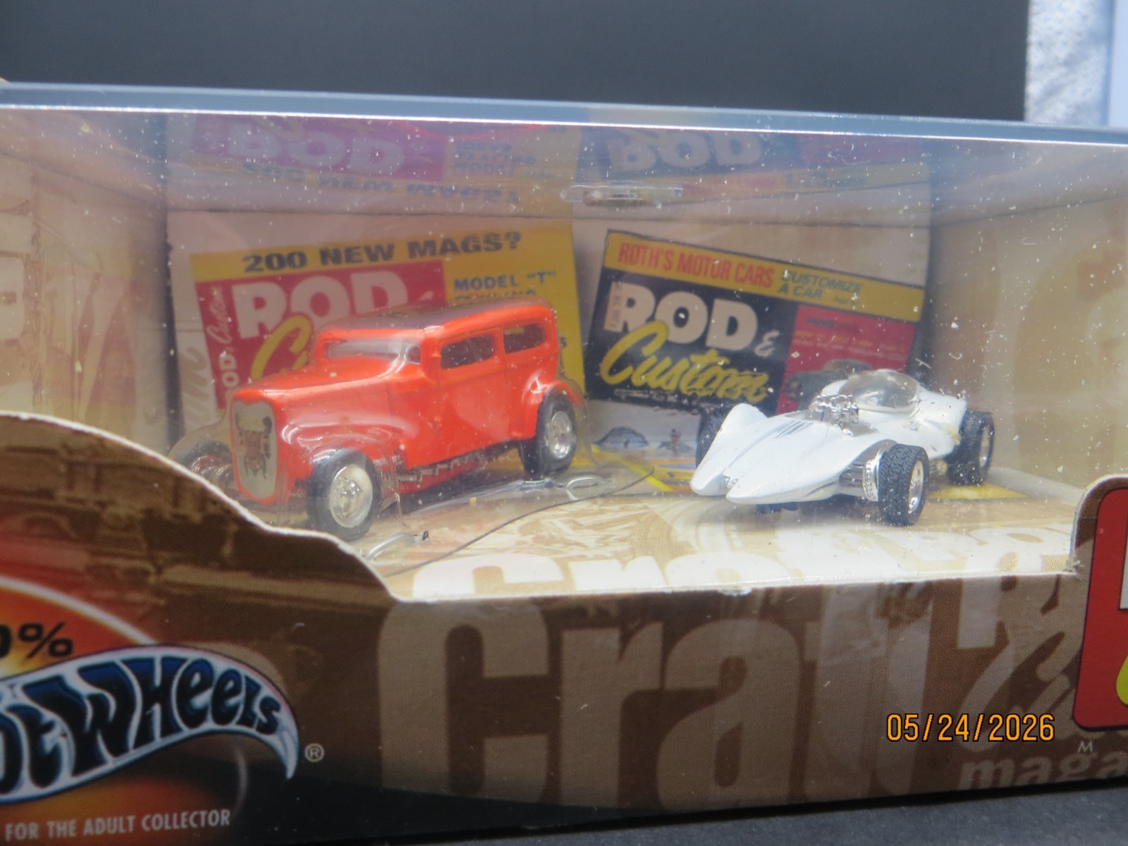 Hot Wheels Hot Rod series Rod & Customs Orange Crate & Manta Ray