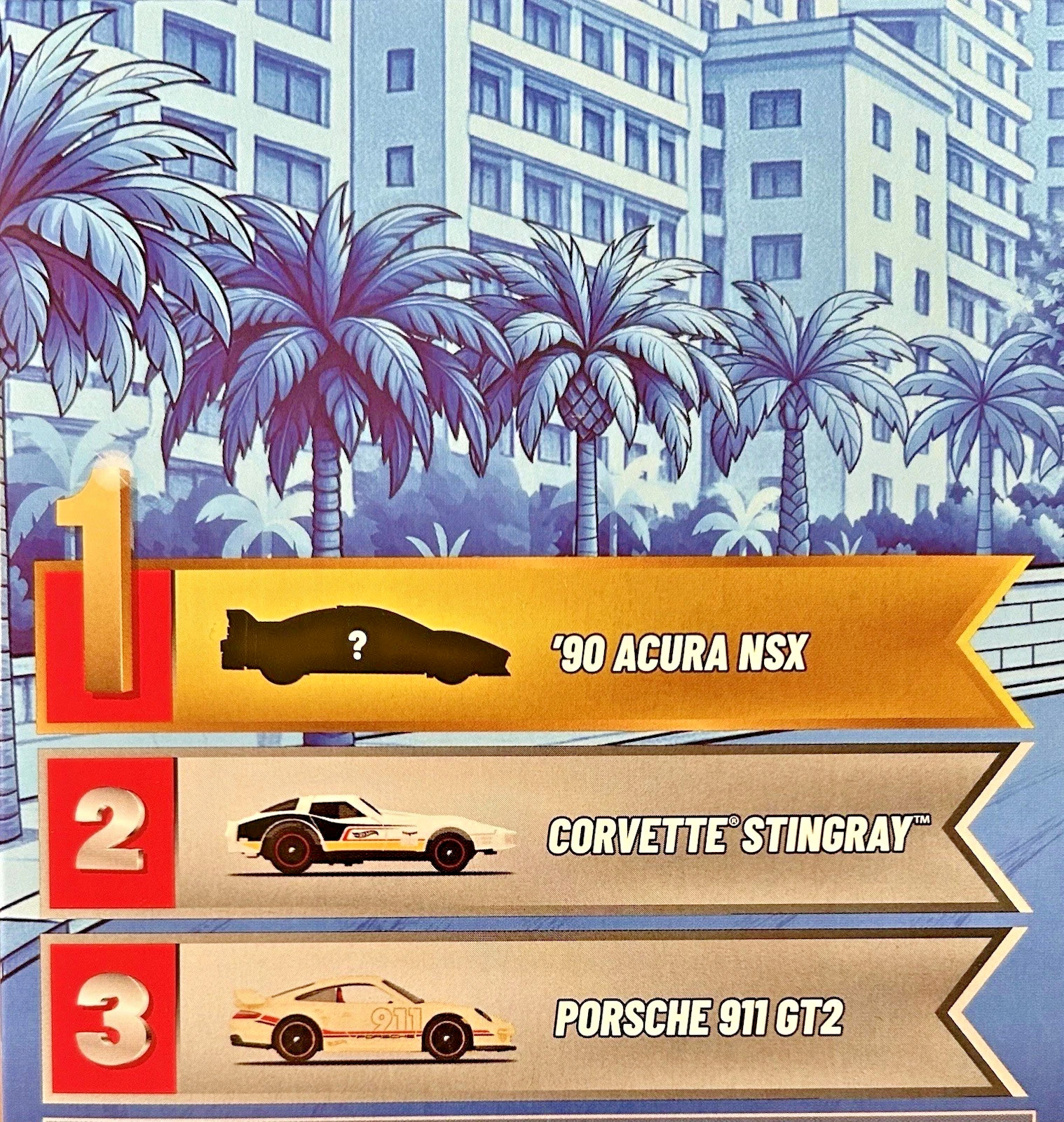 2026 Hot Wheels Mystery Models Series 2 Chase #’s 1,2,&3 Acura Corvette Porsche