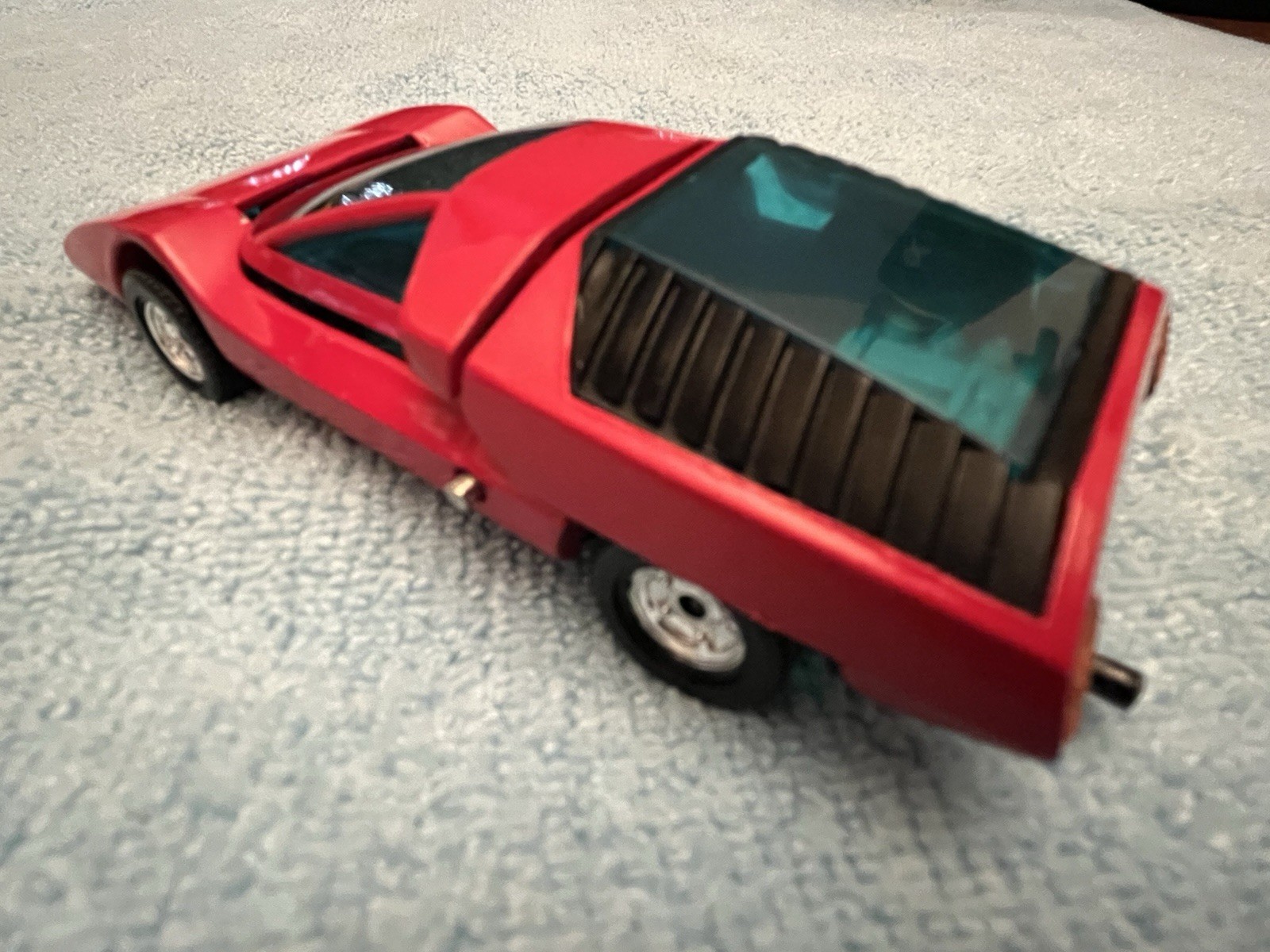 MiniTech Fiat Abarth 2000 Red Coupe KS 102 One Touch Action 1:43 Scale Korea