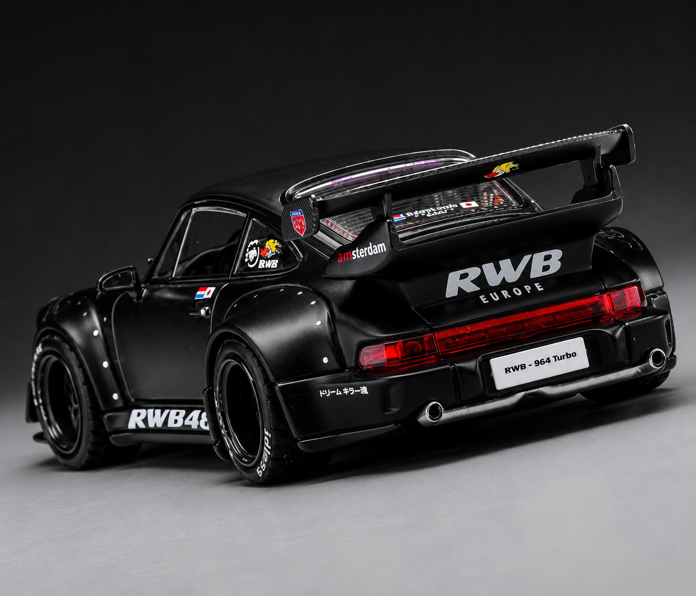 Inno 1/64 PORSCHE 911 RWB 964 Model Car -BLACK-