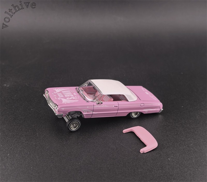 Fine Works64 1:64 Impala Lowrider Diecast Car Model Gift JDM Racing Fans Boys