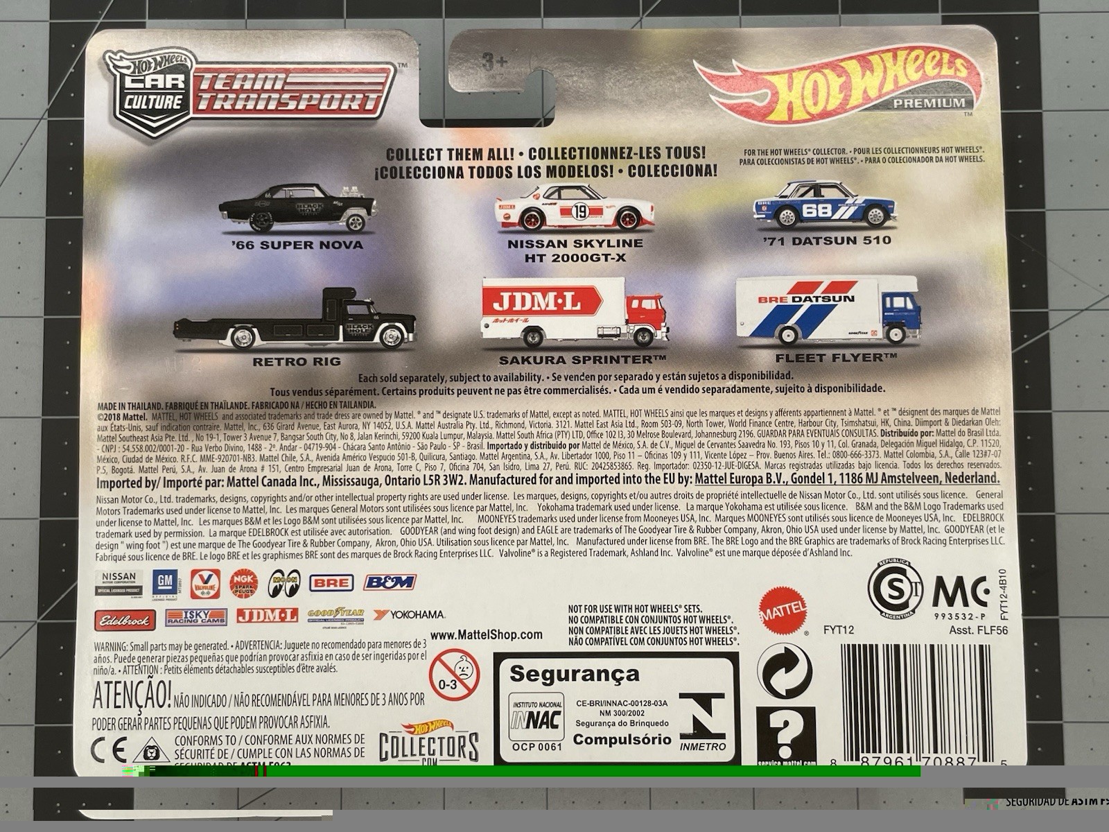 Hot Wheels Team Transport #9 BRE ’71 Datsun 510 & Fleet Flyer