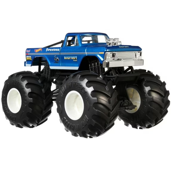 Hot Wheels Monster Trucks 1:24 Bigfoot Vehicle – GBV32