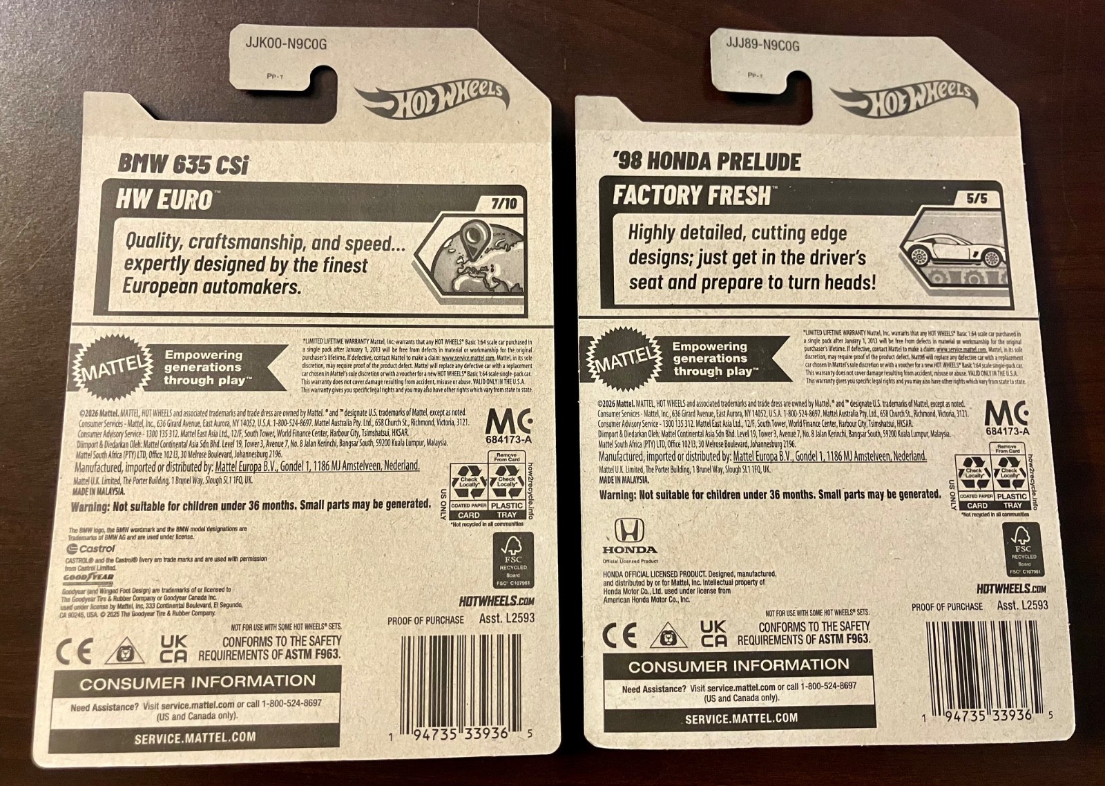 🔥 Hot Wheels Car Culture Premium 2 Pack Chaser JZX100 & 1989 Supra + Main Lines