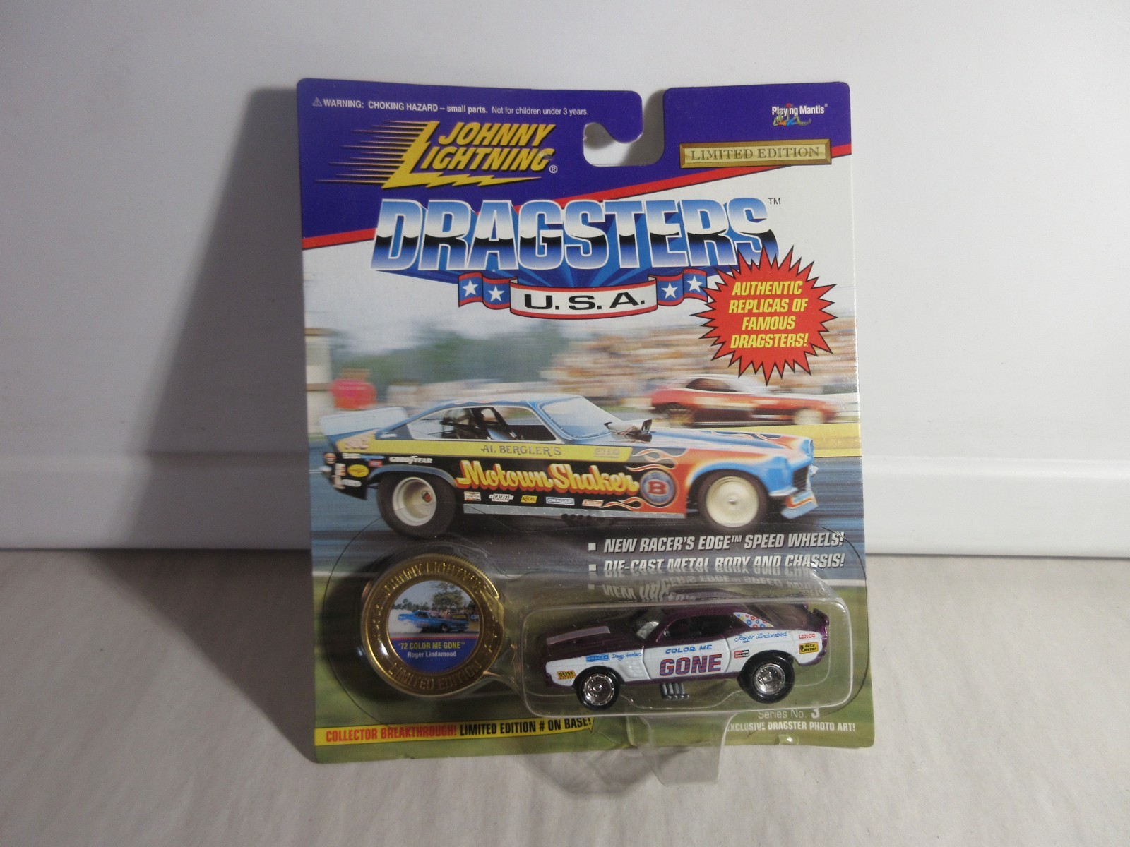 Johnny Lightning Dragsters USA 1972 Color Me Gone Roger Lindamood