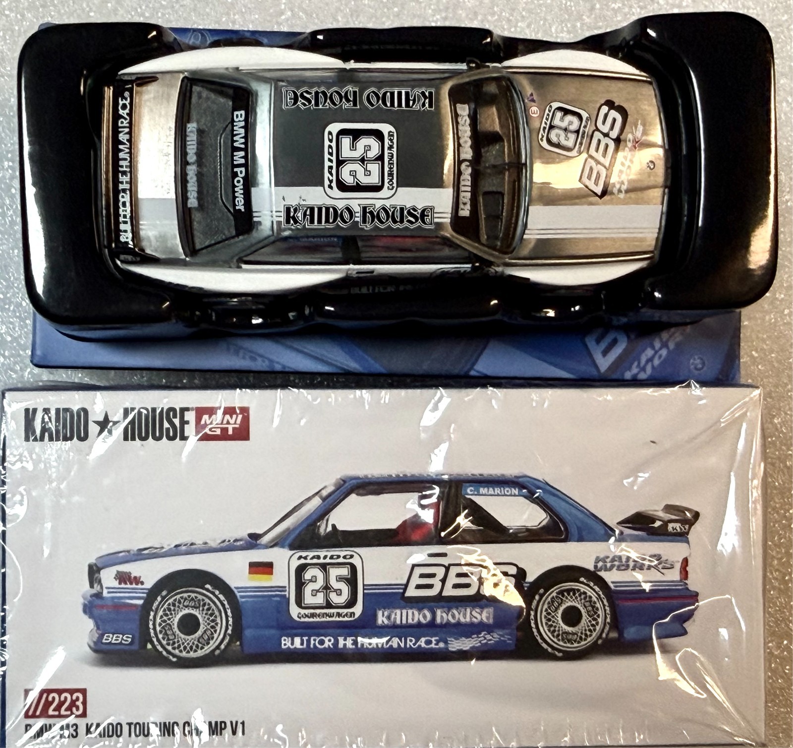 *CHASE Kaido House 1:64 KHMG223 BMW M3 Kaido Touring Champ V1