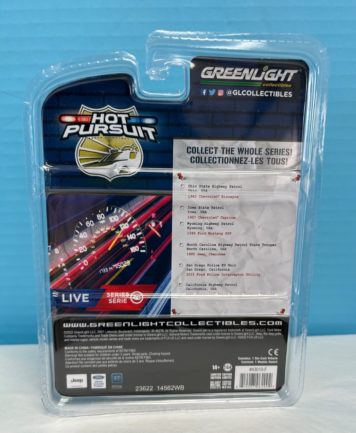 Greenlight 2021 Chevrolet Tahoe Police Pursuit Vehicle CHP