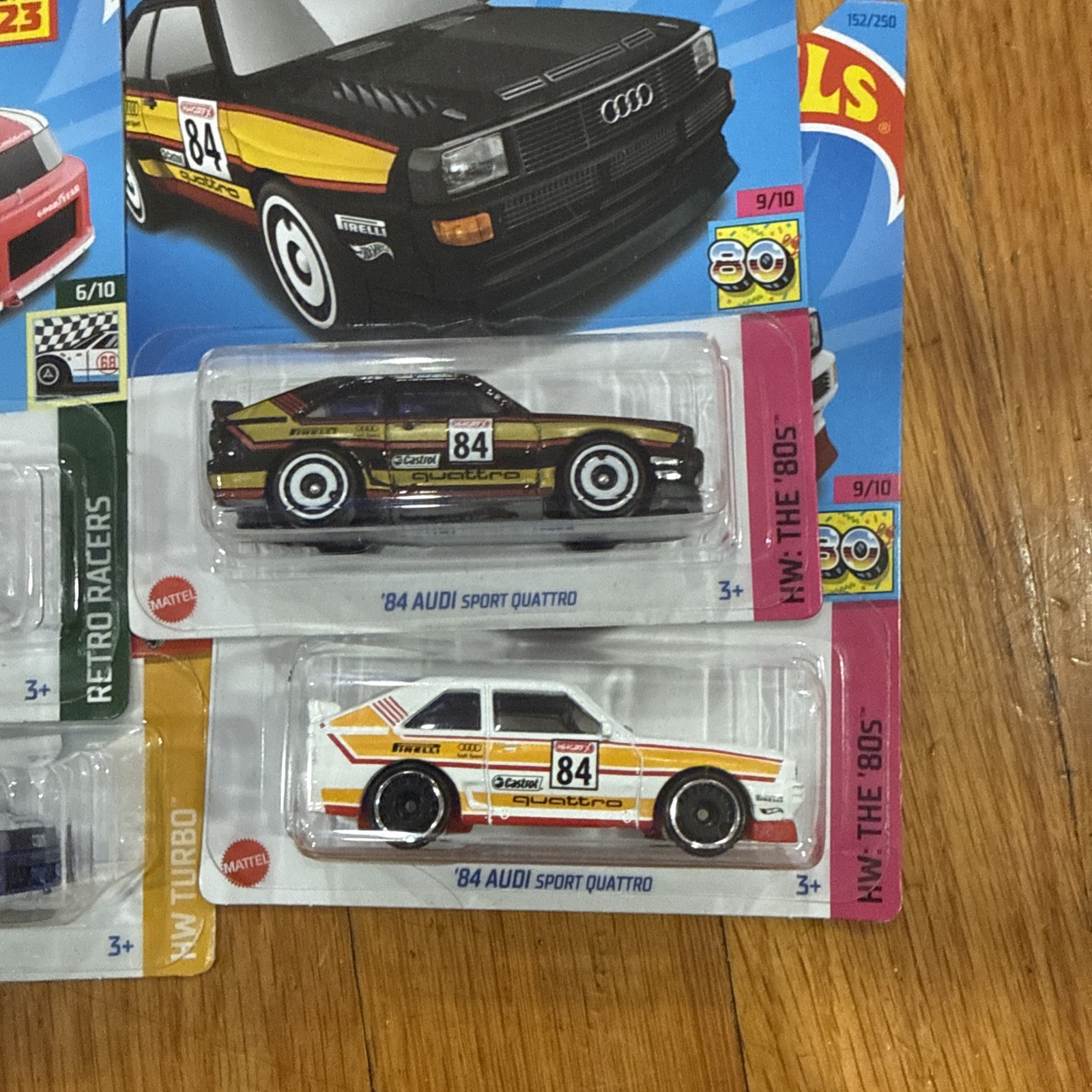 HOT WHEELS LOT OF 8 AUDI 90/SPORT QUATTRO/ AVANT RS2/RS6 AVANT/RS E-TRON GT/R8