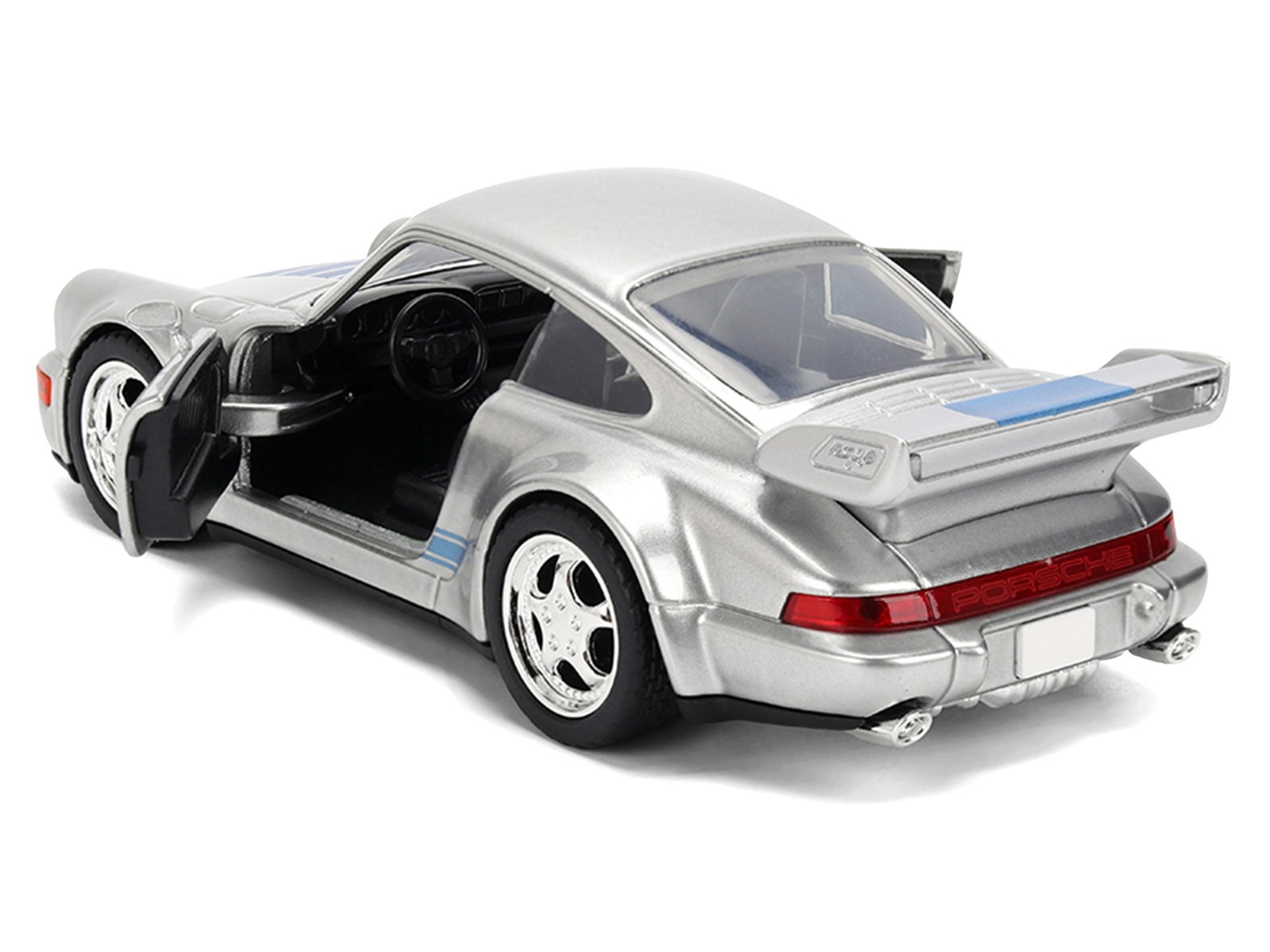 PORSCHE 911 CARRERA RS 3.8 SILVER “TRANSFORMERS” MOVIE 1/32 MODEL JADA 36210