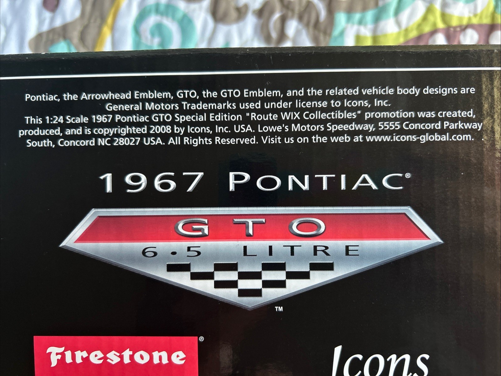1967 Pontiac GTO Special Edition 1:24 Diecast Route WIX Collectibles Icons 2008