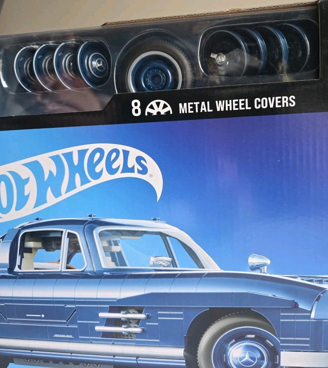 🔥 Hot Wheels x Mercedes-Benz 300 SL (1:12 Scale) Brick Shop Premium Building Se