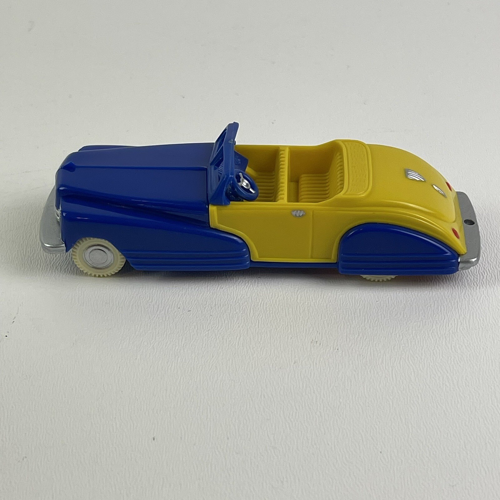 Dimestore Dreams Convertible Car Deluxe Plastic Blue and Yellow