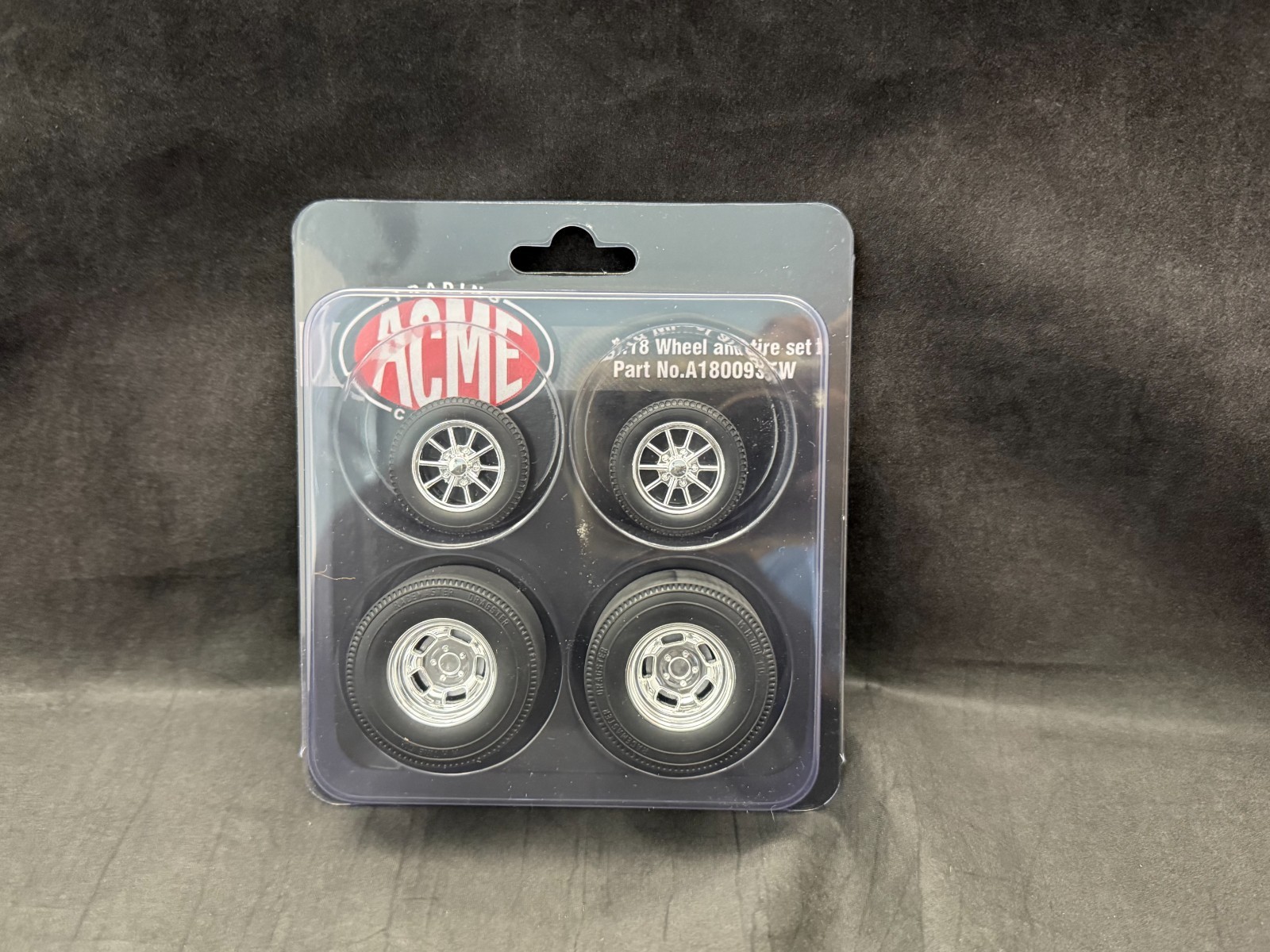 ACME 1:18 Scale Wheel and Tire Set – A1800935W – NISB
