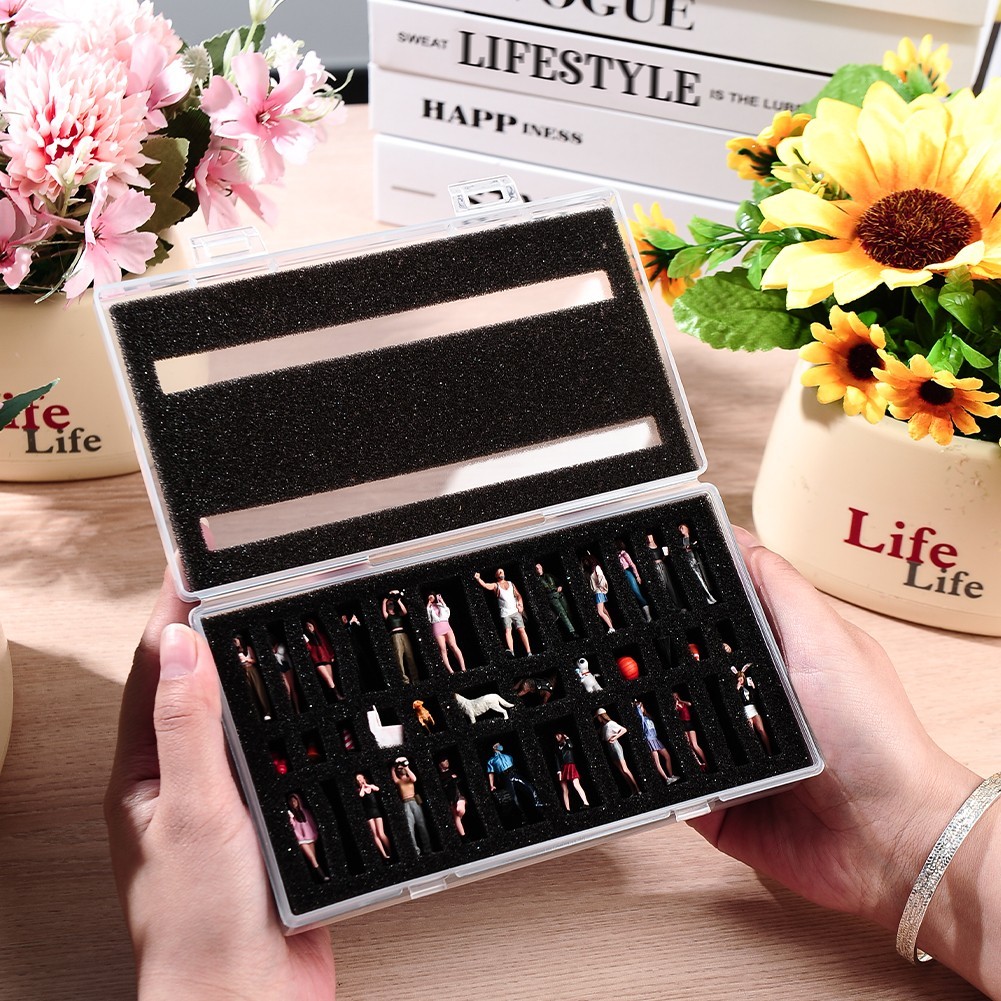 For 1/64 1/87 Miniature DIY Doll Storage Box Scene Prop Action Figure Doll Model