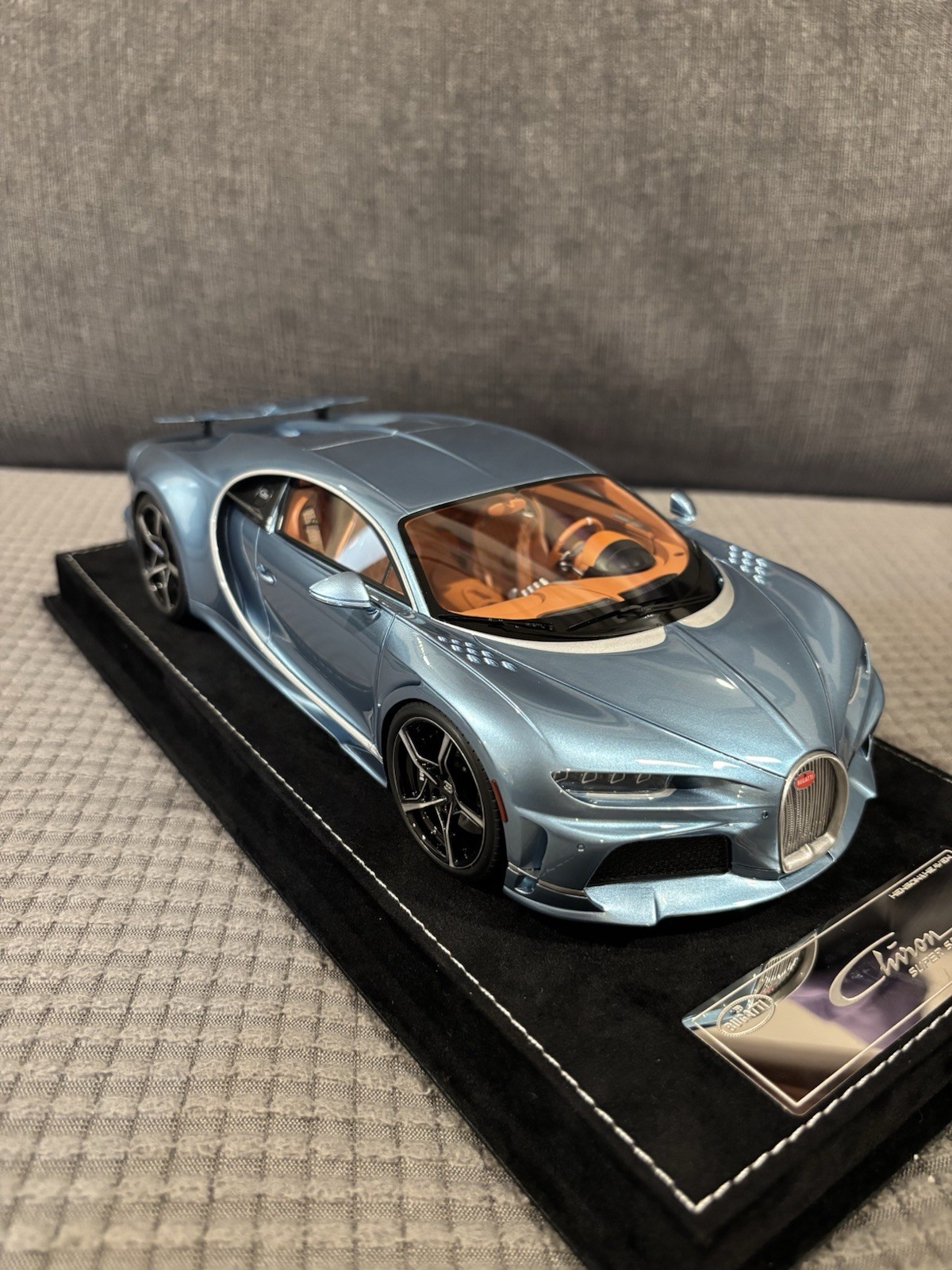 1/18 HH Henson & Heaven Bugatti Chiron SuperSport Horizon Blue Limited 30pcs Mr