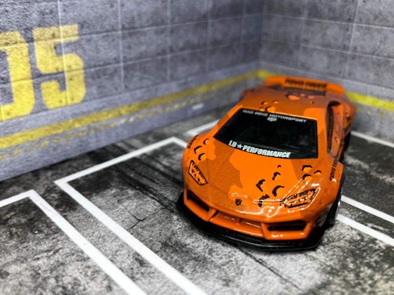 CUSTOM LB-WORKS Lamborghini Huracan • Custom Color • Hot Wheels Premium Car